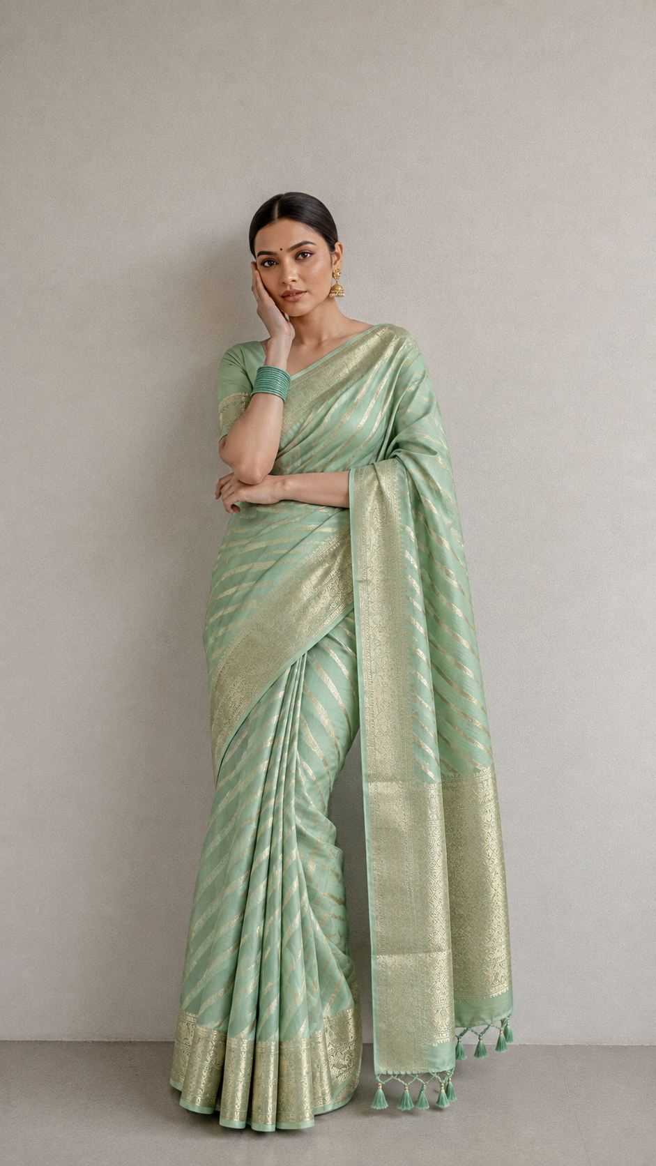 Madhavi Emerald Silk