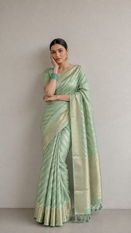 Madhavi Emerald Silk