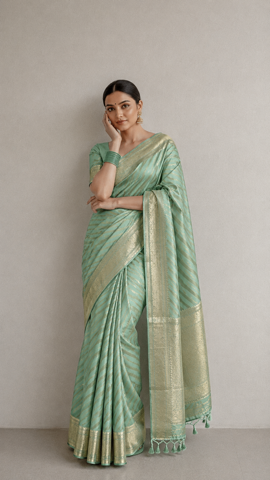 Madhavi Emerald Silk