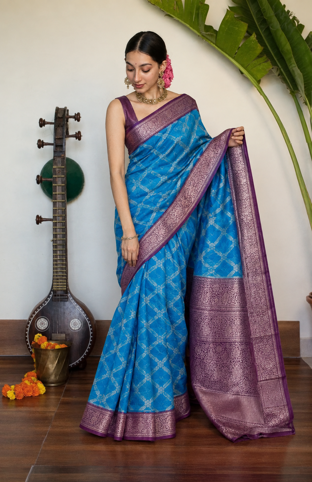 Neelam Banarasi Silk Saree