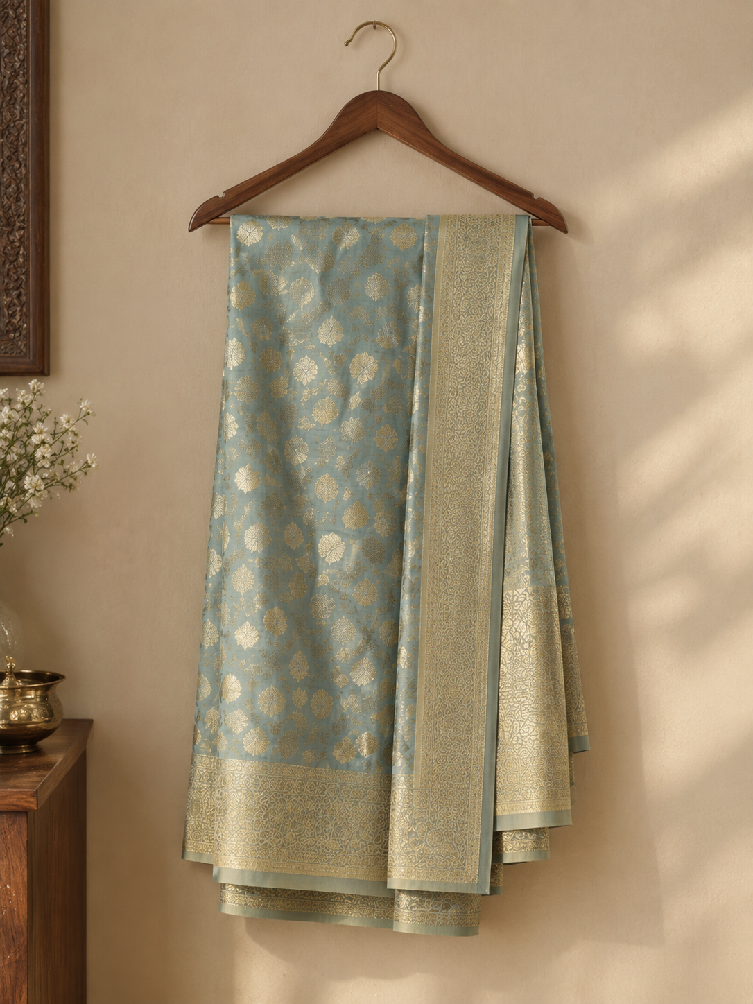 Neelambari Zari Saree